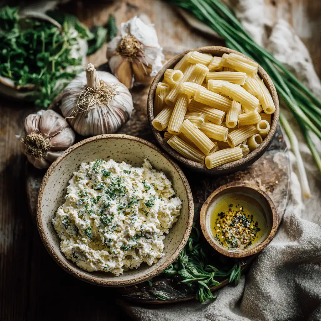 Boursin cheese pasta ingredients