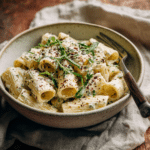 Boursin cheese pasta recipe in a creamy sauce