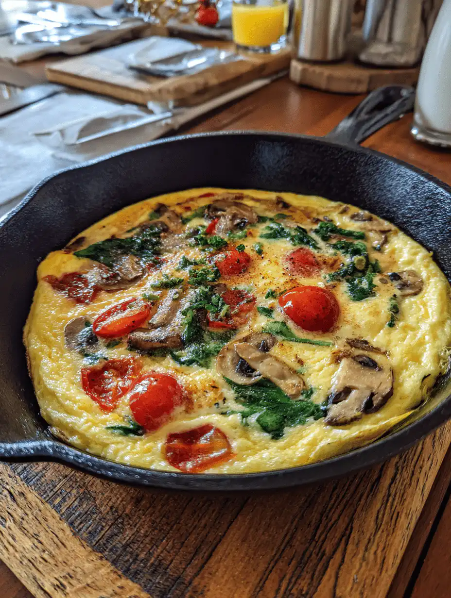 Loaded Veggie Omelette: A Protein-Packed Start