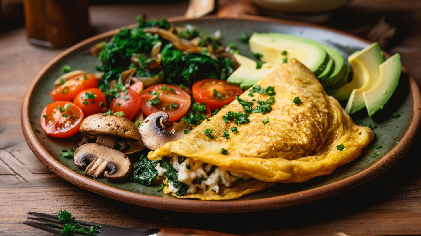 Loaded Veggie Omelette: A Protein-Packed Start