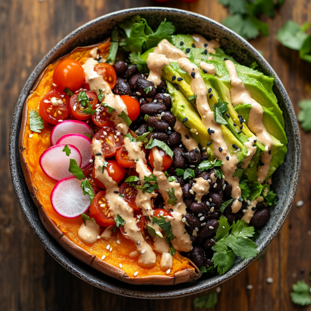 Loaded Sweet Potato Bowls: Healthy & Hearty