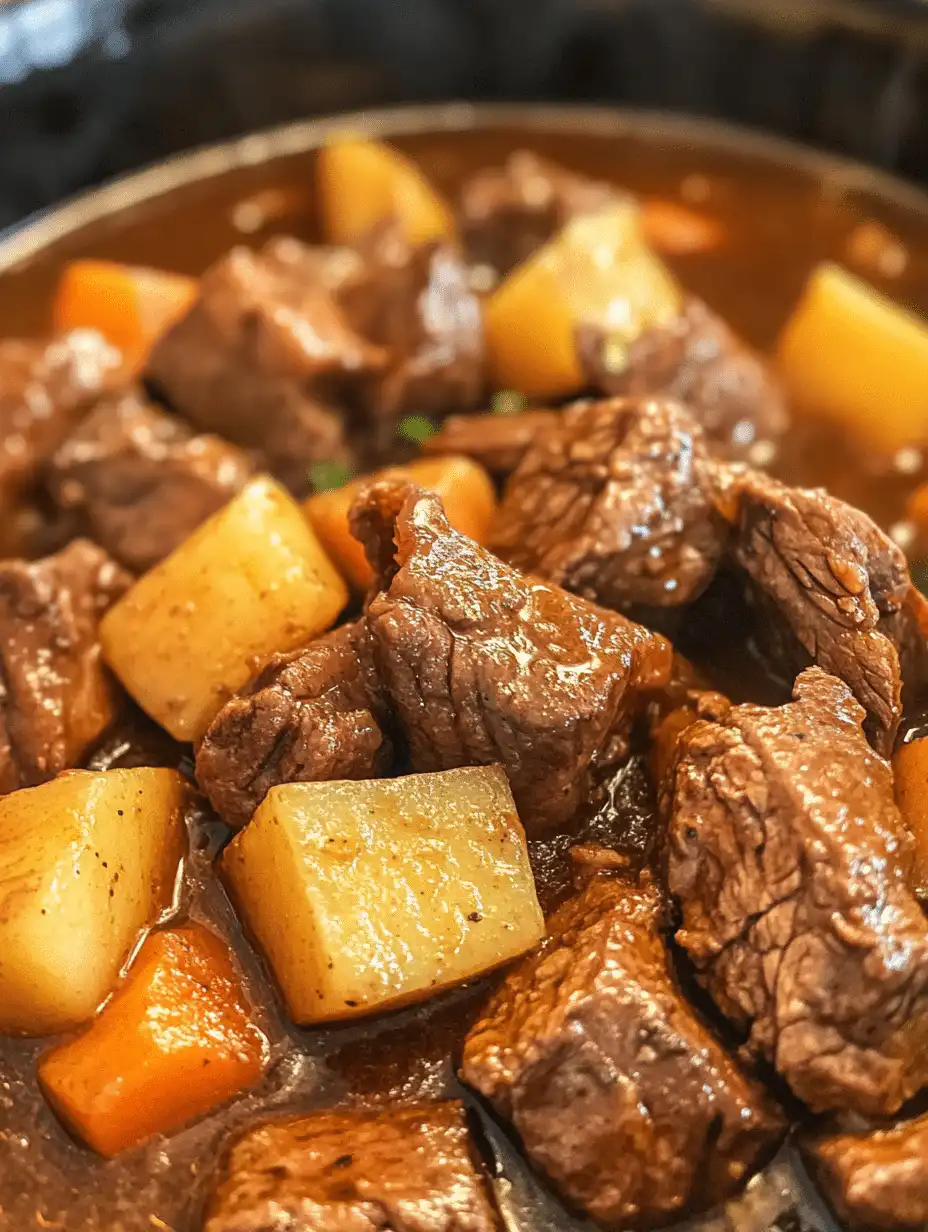 Slow-Cooked Beef Stew: Perfect for Family Dinners