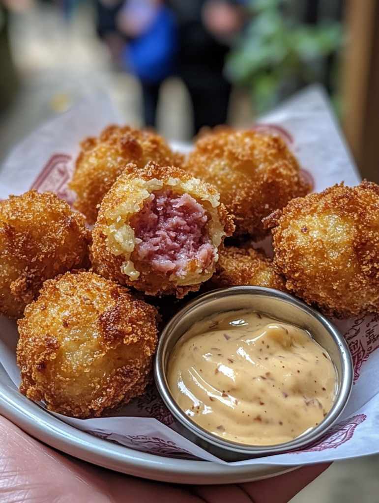 Crispy Reuben Balls