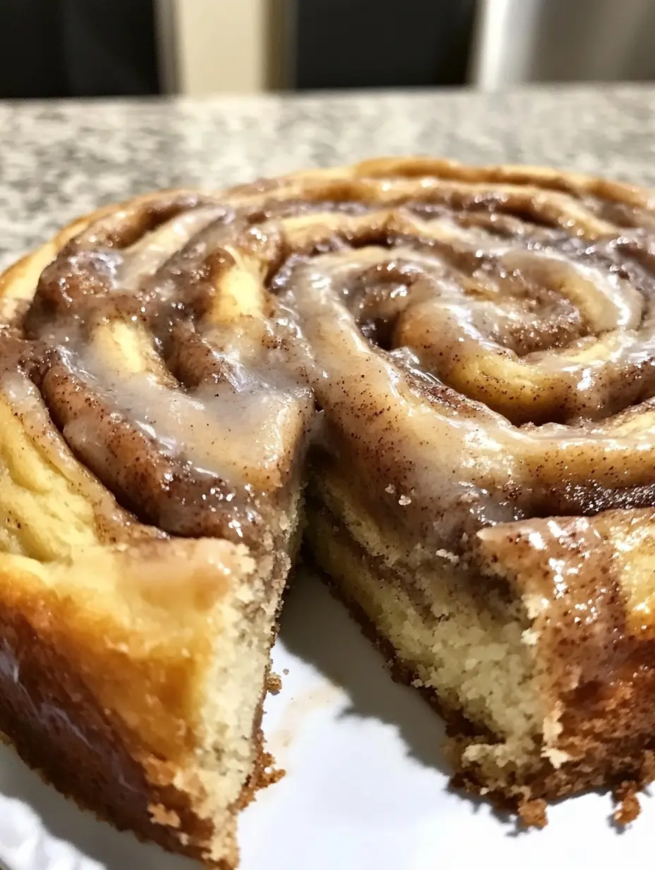 Sourdough Discard Cinnamon Roll Cake