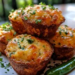 Sourdough Discard Jalapeño-Cornbread Muffins