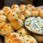 sourdough discard jalapeño popper bites fresh from oven
