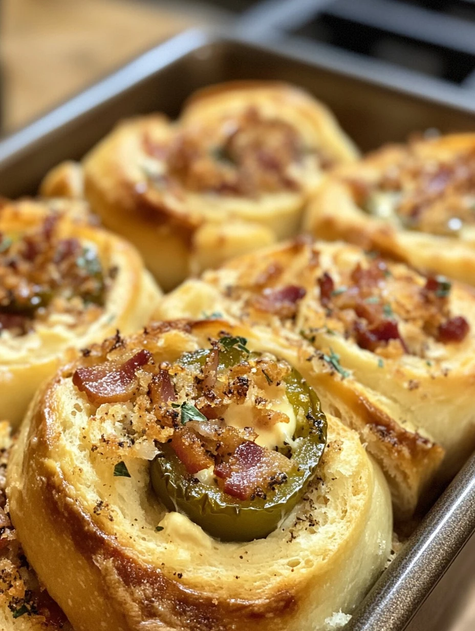 Sourdough Jalapeño Popper Rolls