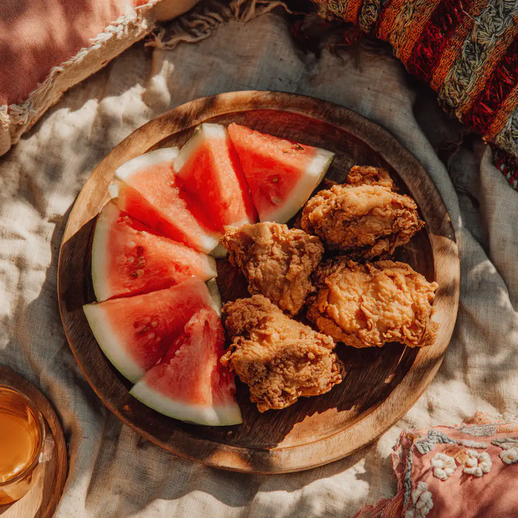Fried Chicken and Watermelon: A Deliciously Complex Comfort Classic