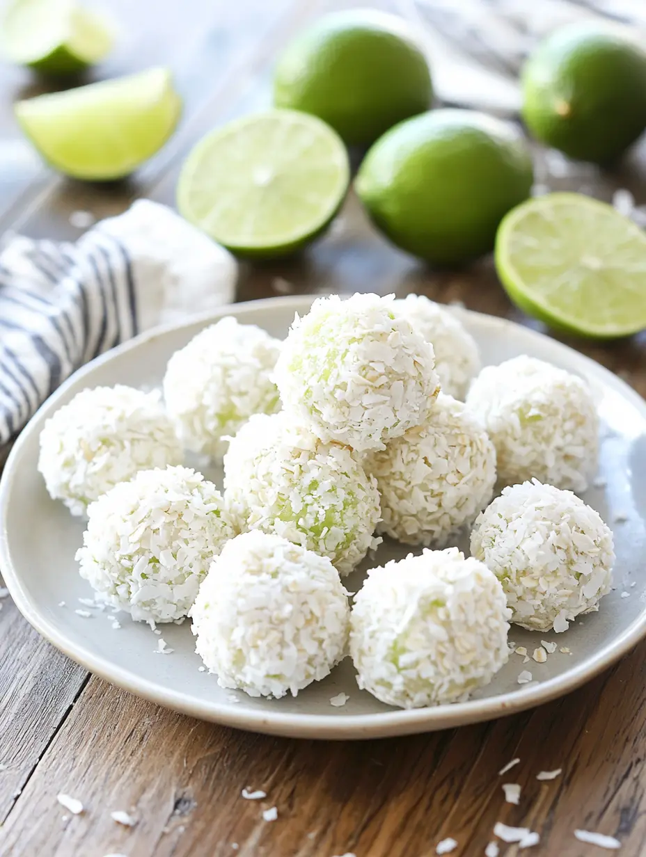 Coconut-Lime Energy Bites