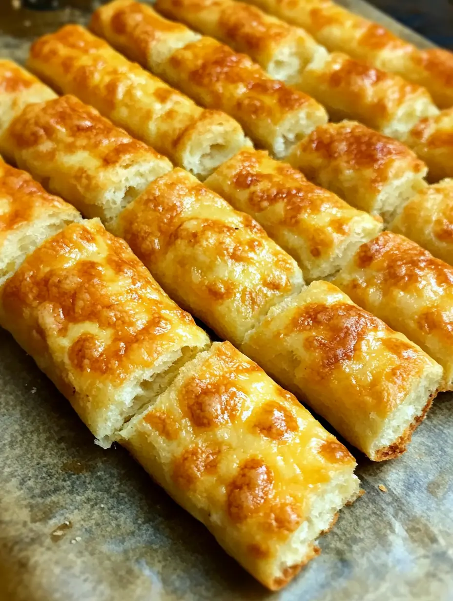 Quick Sourdough Cheesy Breadsticks with Discard – Easy & Garlicky