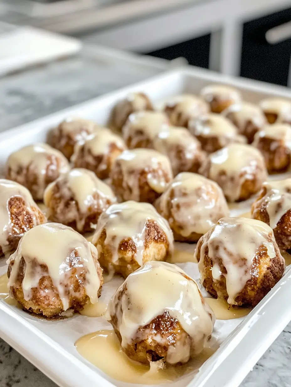 Sourdough Discard Cinnamon Roll Bites