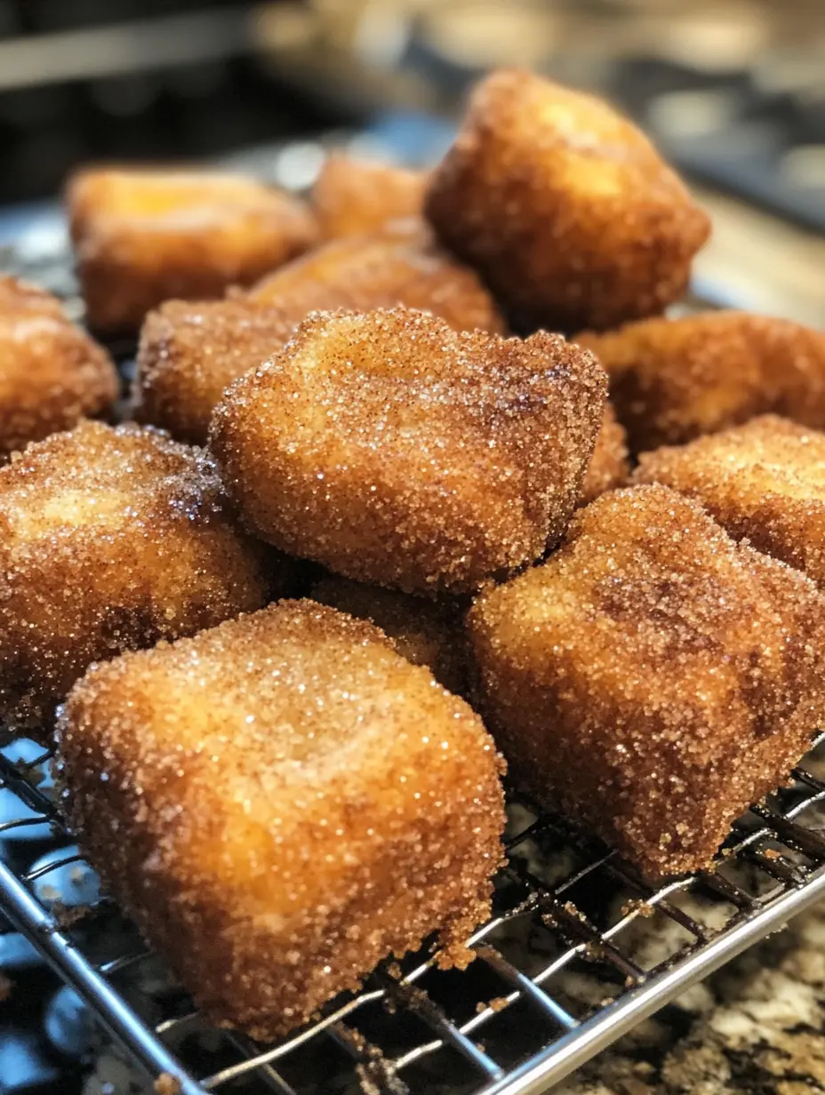 Sourdough Discard Cinnamon Sugar Churro Bites