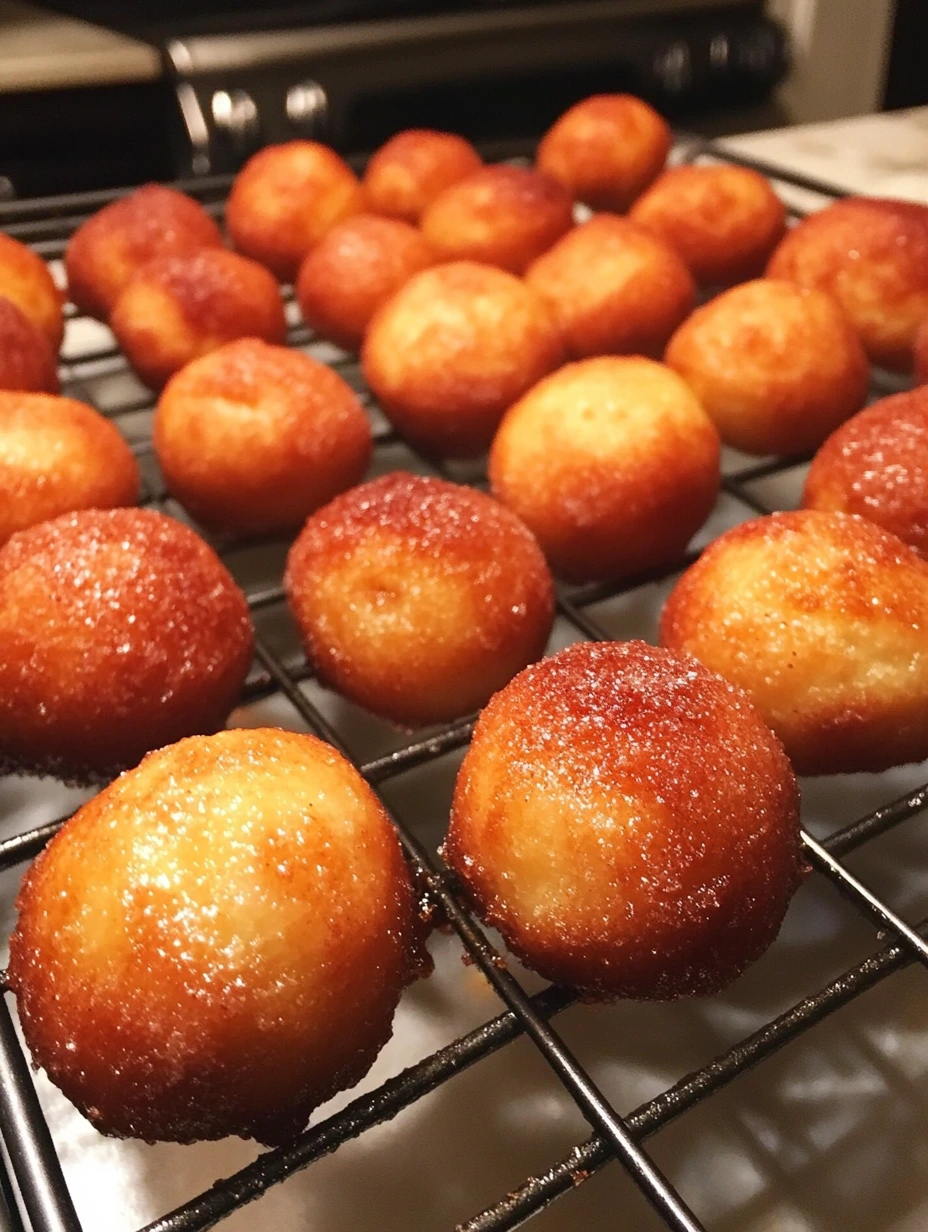 Cinnamon Sugar Sourdough Discard Donut Holes