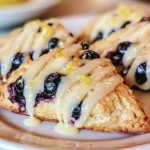 Blueberry-Lemon Sourdough Discard Scones