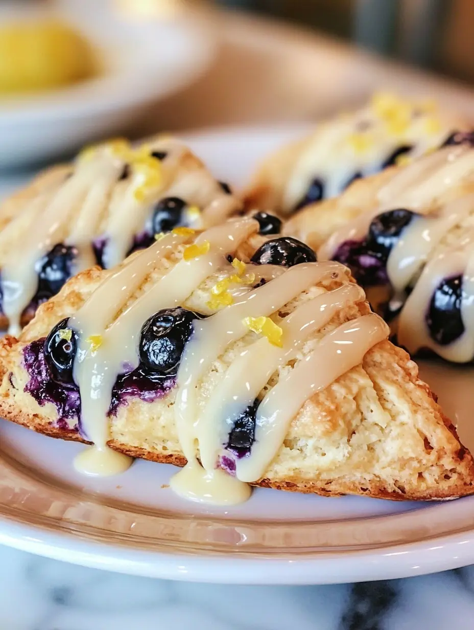 Blueberry-Lemon Sourdough Discard Scones Recipe