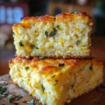 Jalapeño Popper Sourdough Discard Cornbread