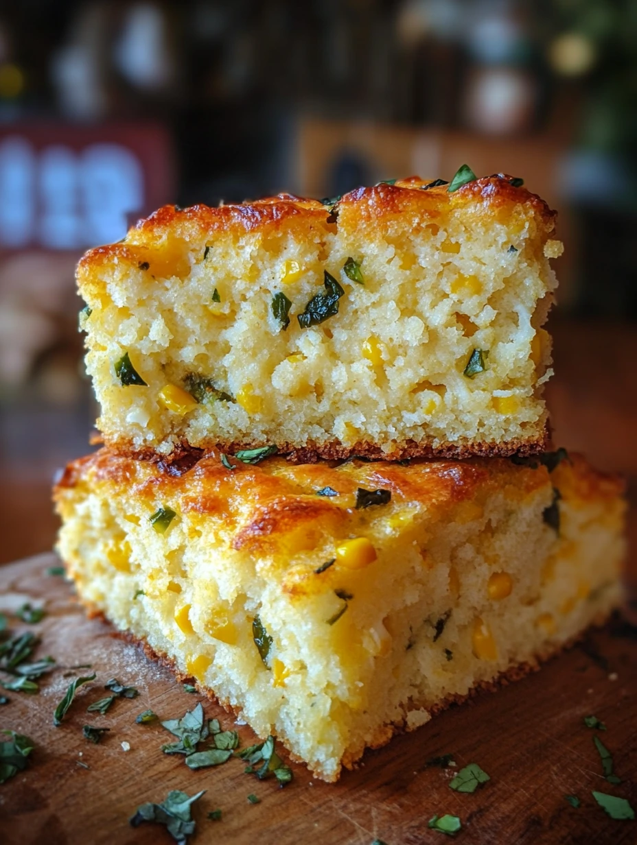 Jalapeño Popper Sourdough Discard Cornbread