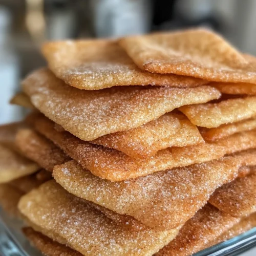 Sourdough Discard Cinnamon Sugar Crisps