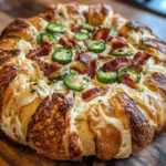 Sourdough Discard Jalapeño Popper Bread Bowl