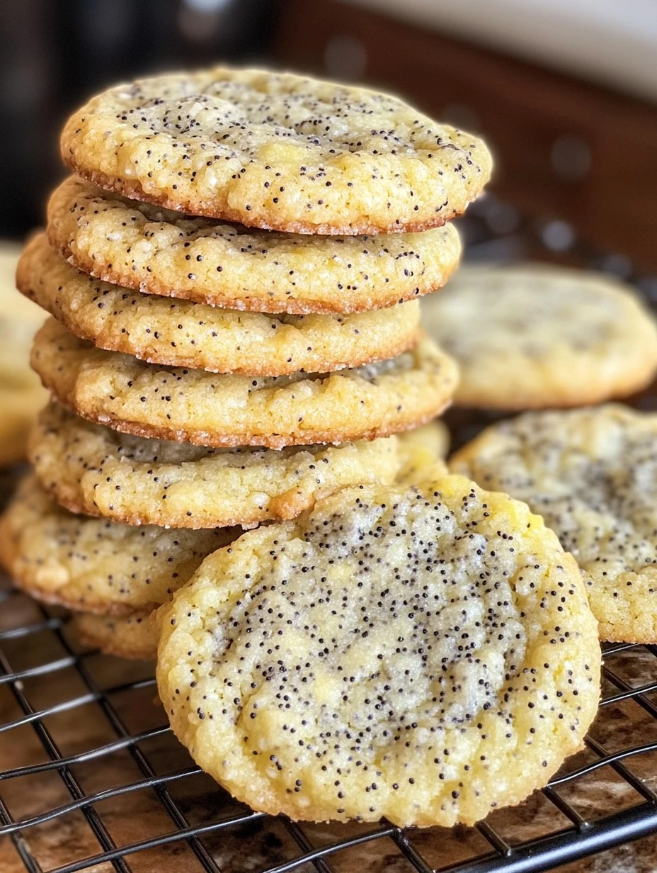 Lemonade Poppy Seed Sourdough Discard Cookies
