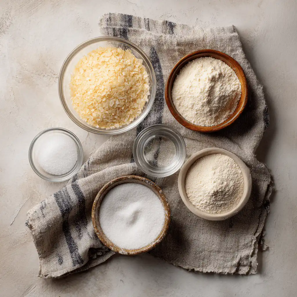 Ingredients Sourdough starter with potato flakes