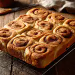 Sourdough cinnamon roll focaccia