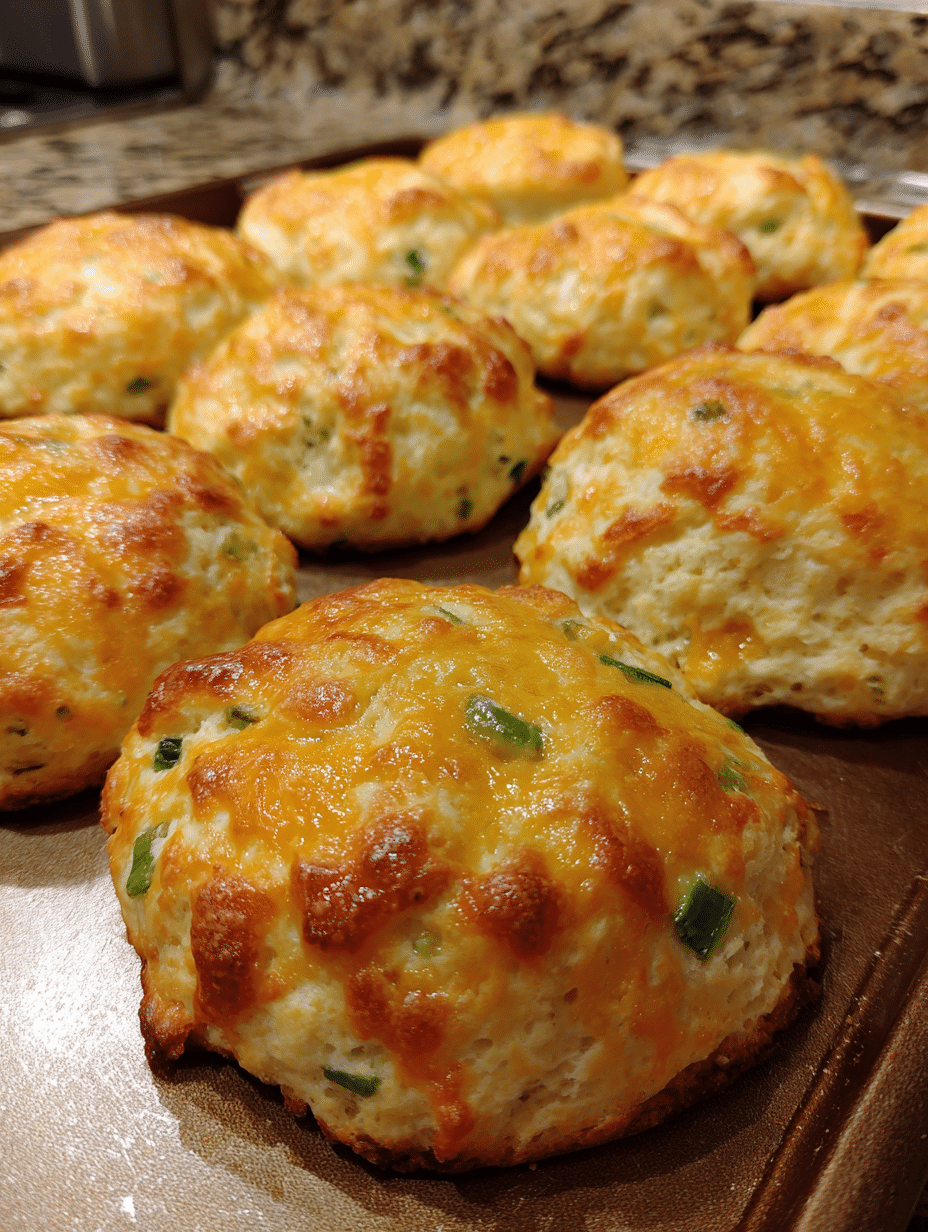 Sourdough Discard Biscuits with Cheddar & Green Onions