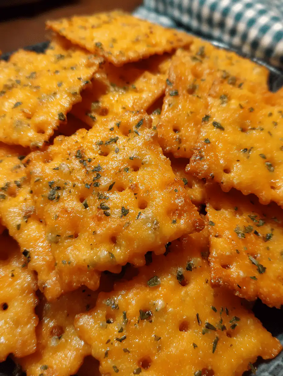Cheddar Jalapeño Crackers with Sourdough Discard