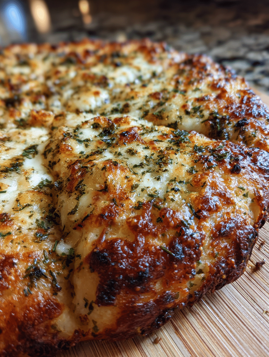 Garlic Herb Sourdough Pizza Dough