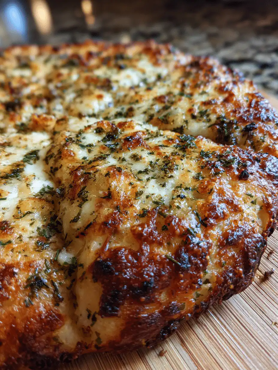 Garlic Herb Sourdough Pizza Dough