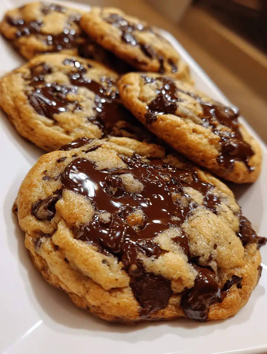 Sourdough Chocolate Chip Cookies with Browned Butter