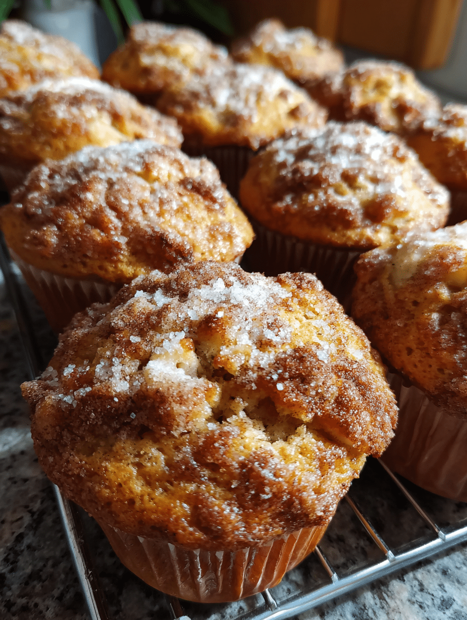 Sourdough Discard Apple Muffins