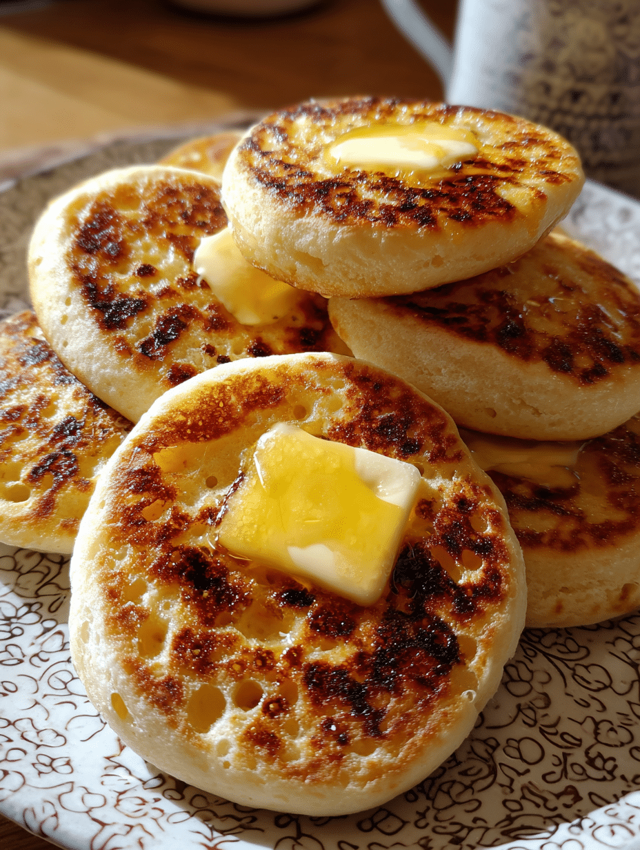 Sourdough Discard Crumpets
