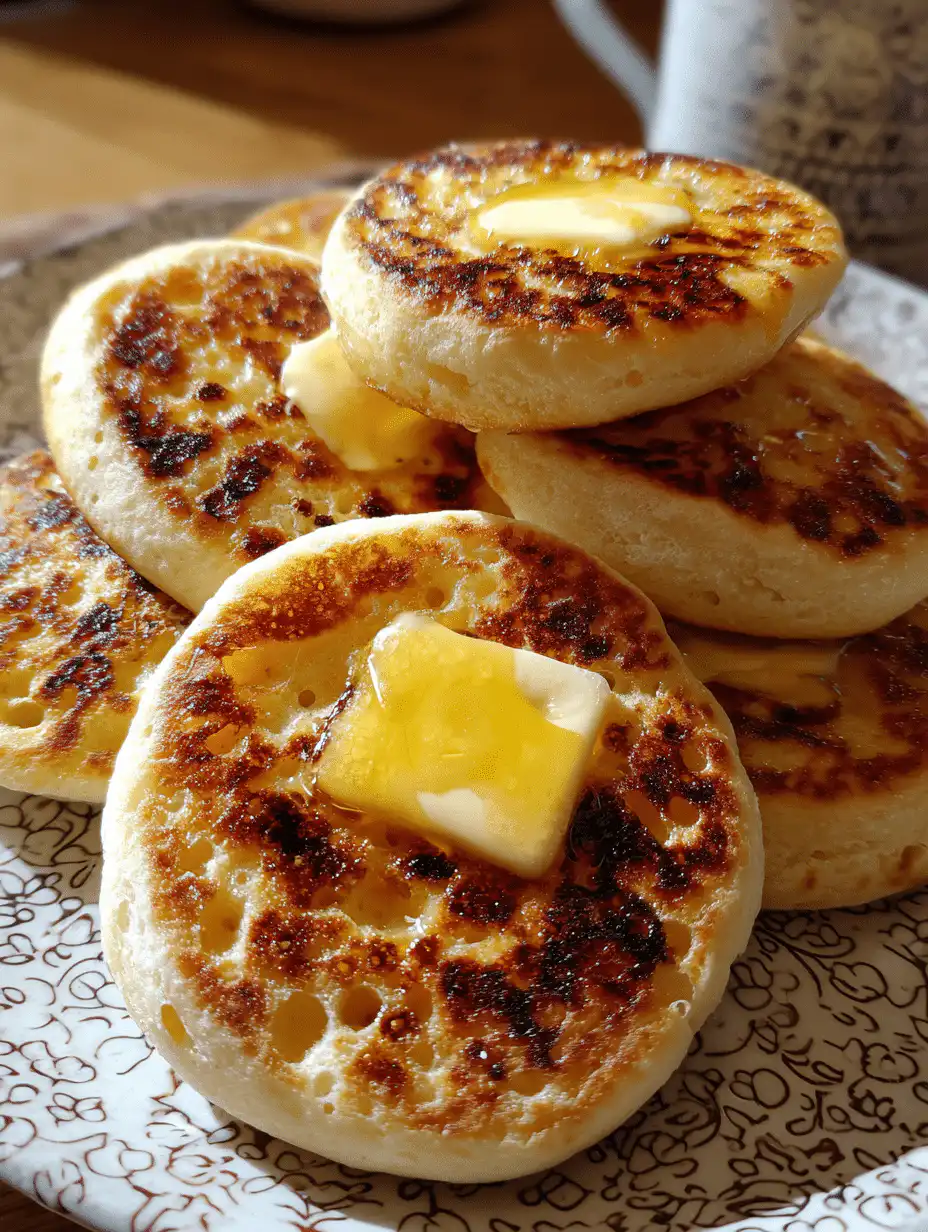 Sourdough Discard Crumpets