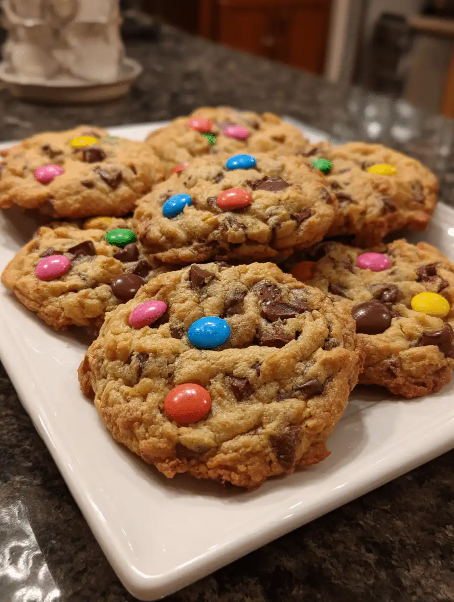 Sourdough Discard Monster Cookies
