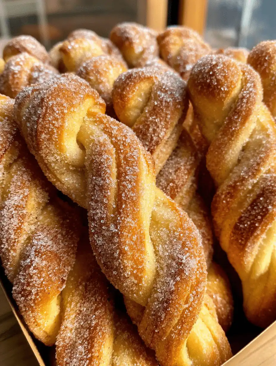 Sourdough Discard Cinnamon Sugar Twists