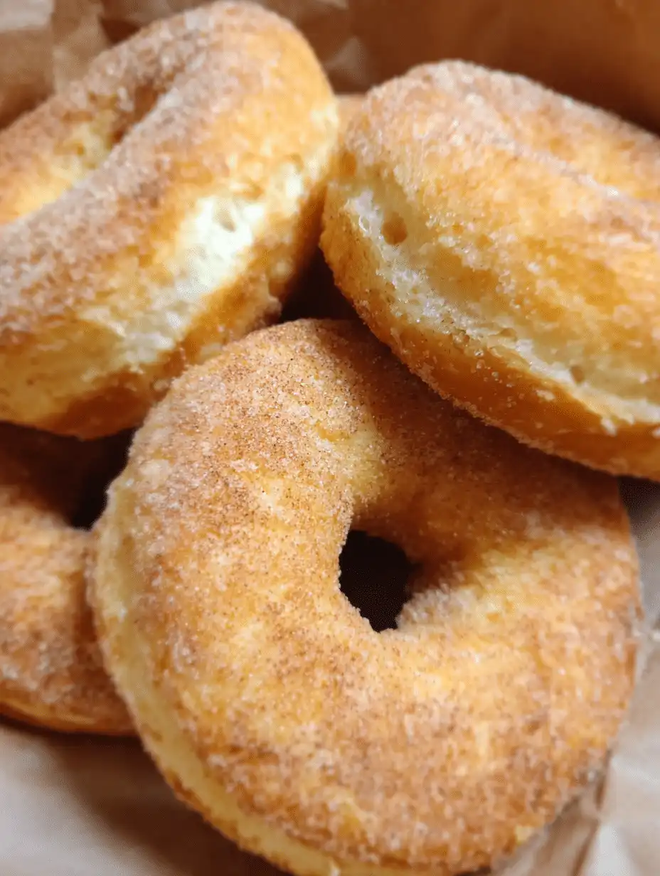 Baked Sourdough Discard Donuts