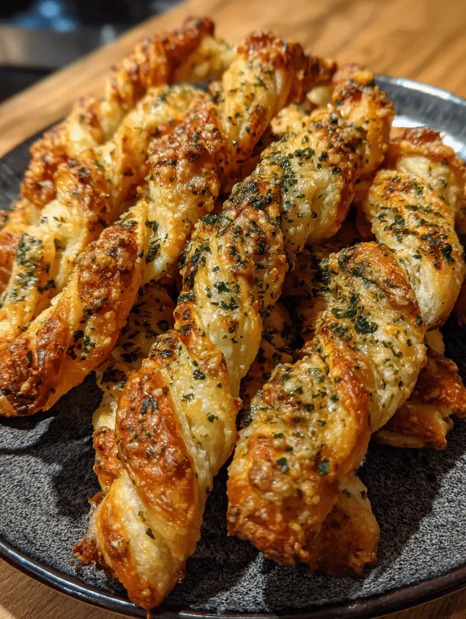 Crispy Sourdough Cheese Twists