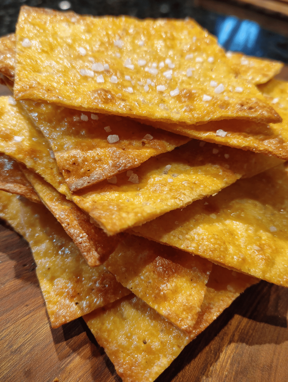 Crispy Sourdough Crackers