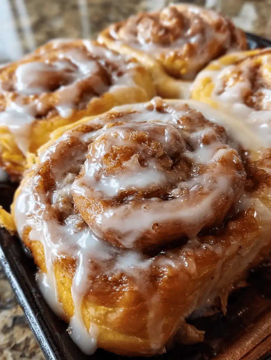 Pumpkin Sourdough Cinnamon Rolls