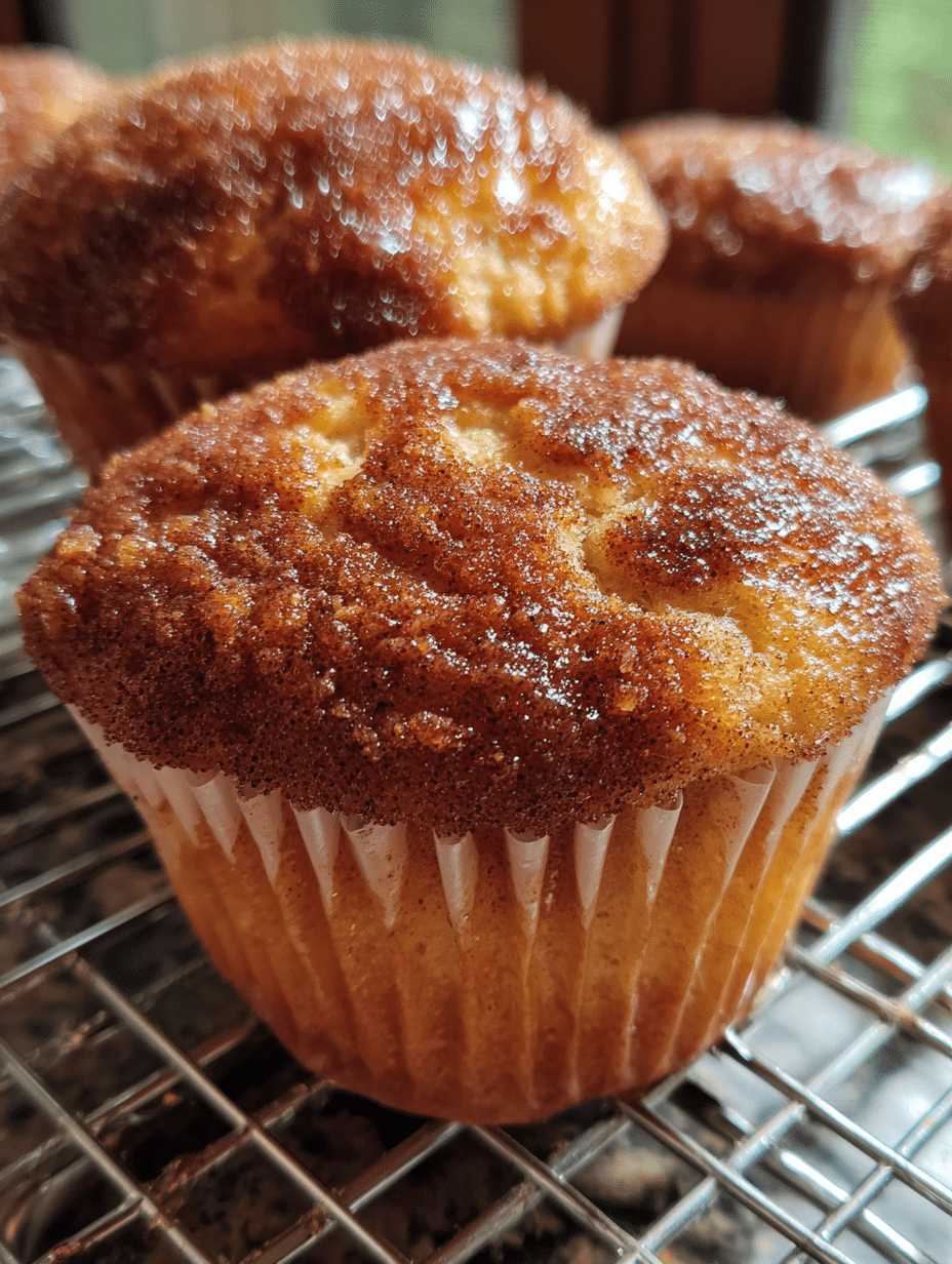 Sourdough Discard Cinnamon Sugar Muffins