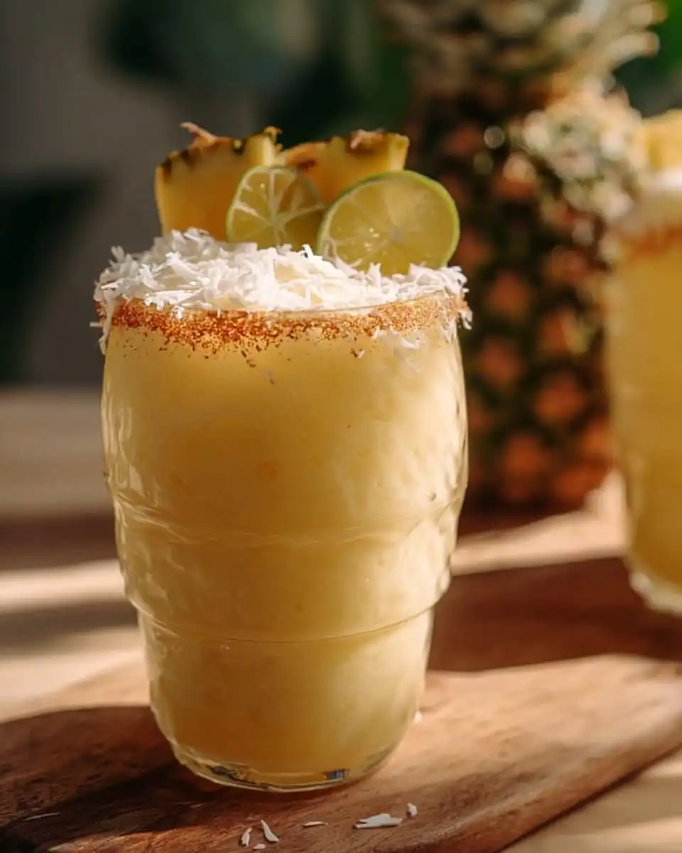 Non Alcoholic Piña Colada Punch