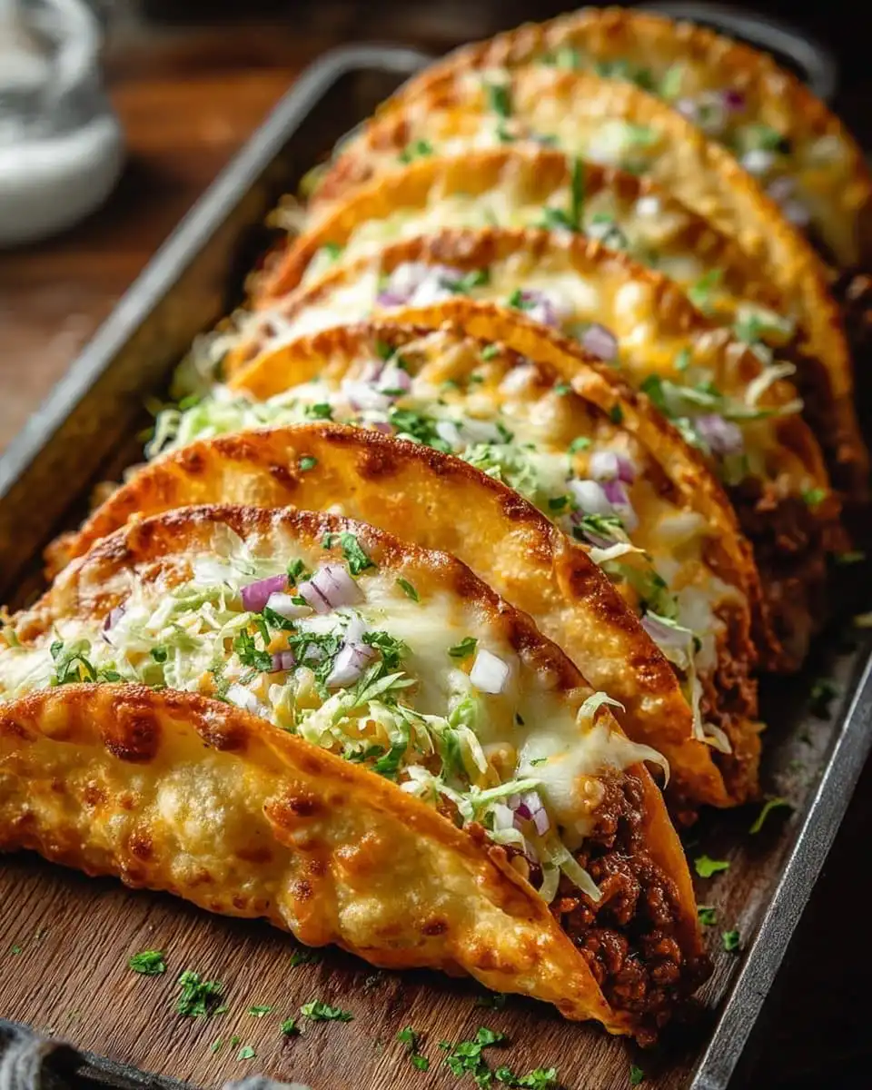 Oven-Baked Cheesy Tacos (Crispy & Loaded) You'll Love