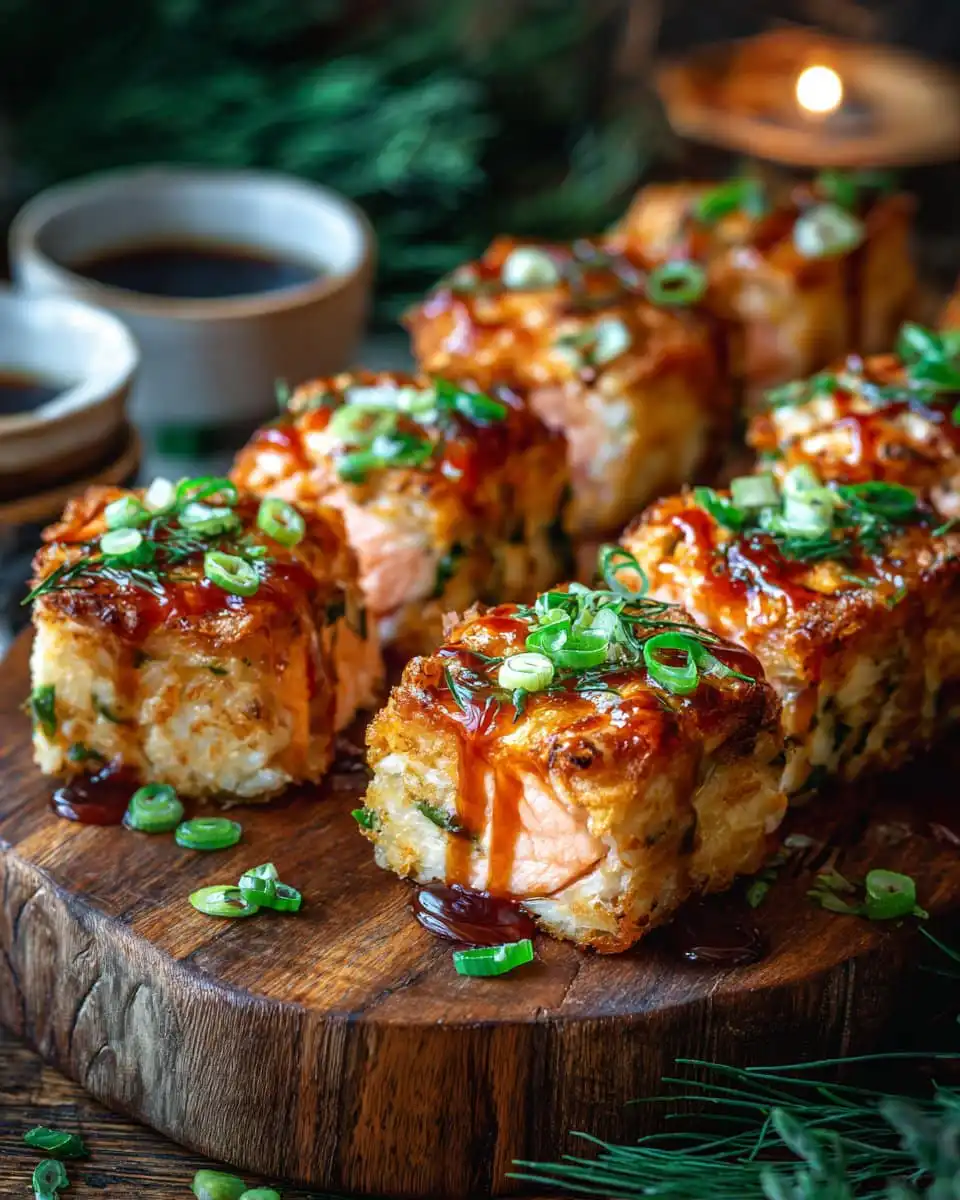 Spicy Salmon Sushi Bake Recipe