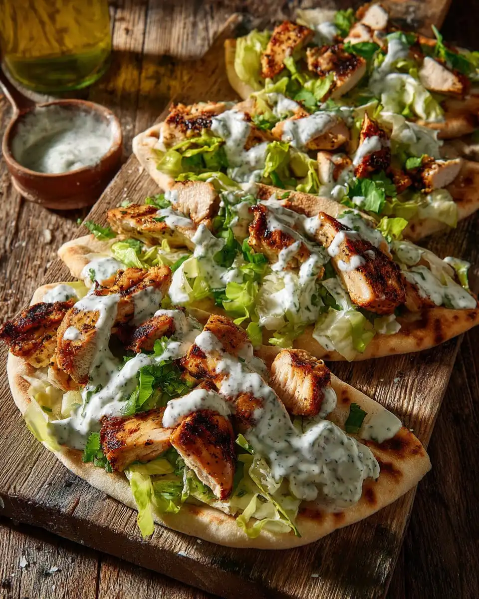 Sheet Pan Chicken Pitas with Herby Ranch
