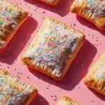 Freshly baked sourdough pop tarts with flaky golden crust