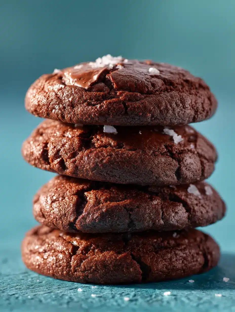 Stack of cookies on a ceramic plate, one broken to show center