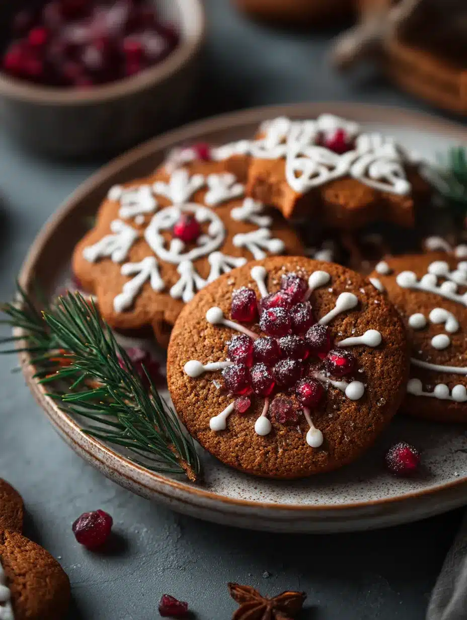 Sourdough Gingerbread Cookies