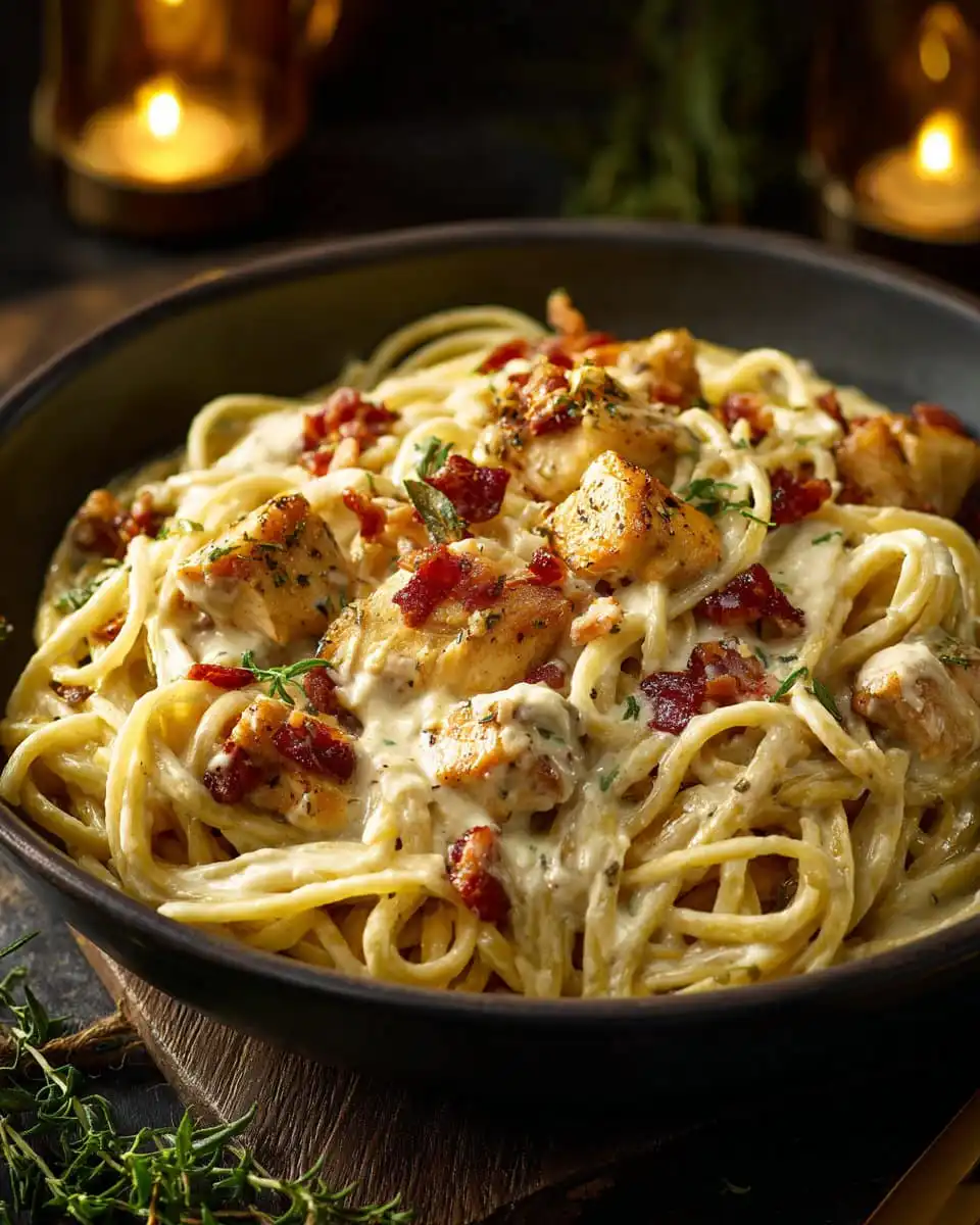 Chicken Bacon Ranch Pasta