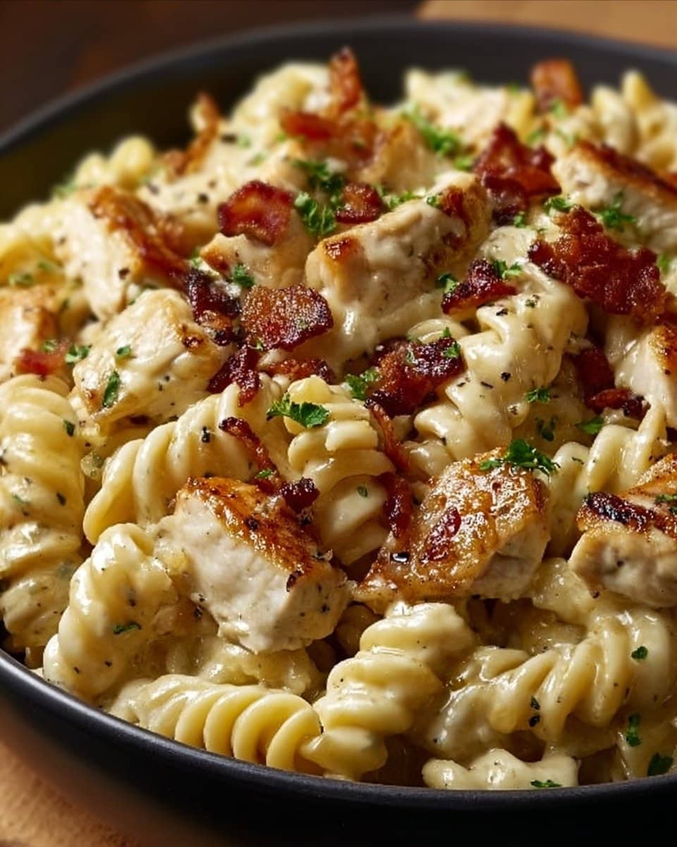 Chicken Bacon Ranch Pasta